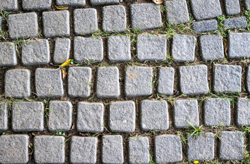 Square stone background lined