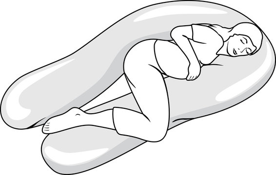 Sleeping pillow for pregnant women