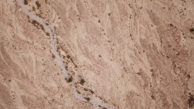 Desert landscape - Aerial footage