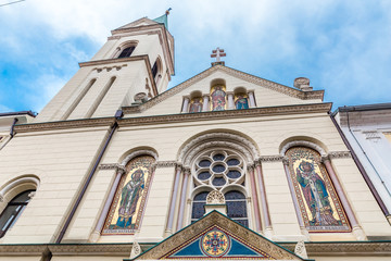 Fototapeta na wymiar Greek Catholic Church - Zagreb, Croatia