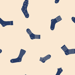Seamless pattern with socks for your design