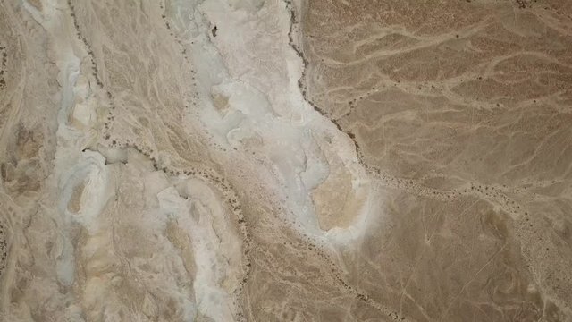 Desert landscape - Aerial footage