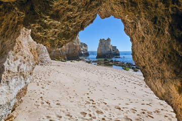 Pinhao beach Grotto, Lagos, Algarve, Portugal