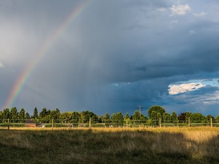 Aufziehendes Gewitter