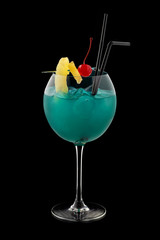 Blue Hawaii cocktail