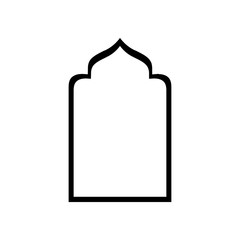 Window icon. Vector Illustration