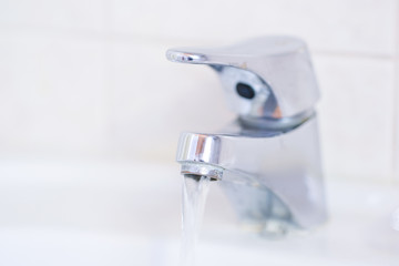 The image of a faucet