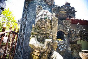 Small local bali temple in Nusa Dua, Bali, Indonesia