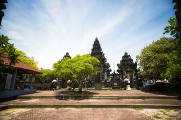 Small local bali temple in Nusa Dua, Bali, Indonesia