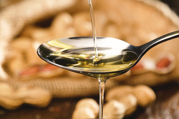Composition of peanuts serving to make oil, peanut butter. Great for healthy and dietary nutrition....