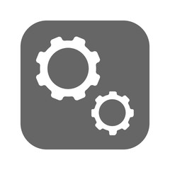 Vector Gears Black Icon