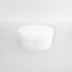 Blank cardboard box template on a grey background, packaging collection, 3D rendering