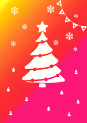 Christmas tree. new Year