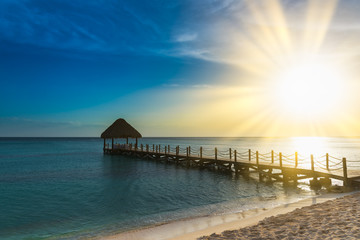 gazebo at sea