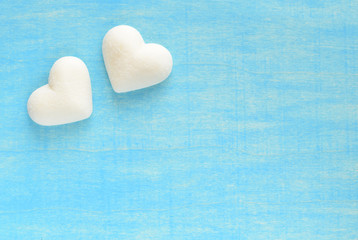 Pair of cute hearts