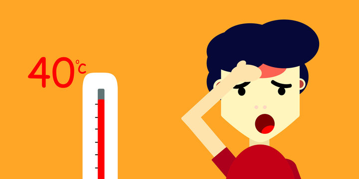 Fever Sick Vector