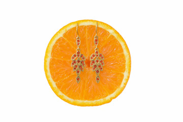 Jewelery on fruits