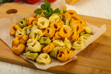Raw tortellini