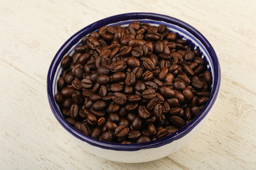 Roasted coffee beans