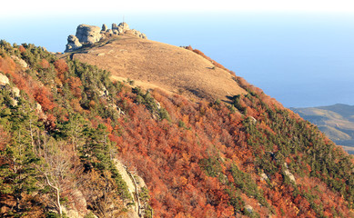 mount demerdzhi in the crimea