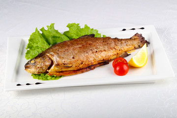 Grilled trout