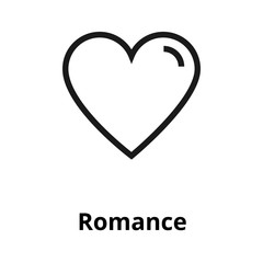 Romance line icon