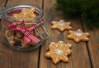 Christmas gingerbread cookies