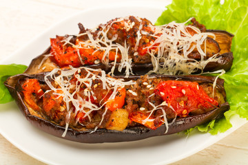 Stuffed eggplant
