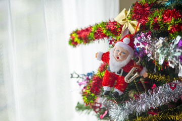  Happy new year and Christmas day background