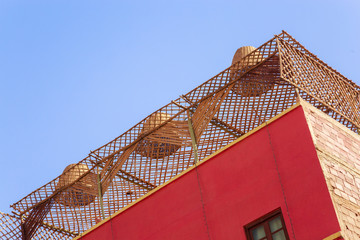 Ceiling made of Bamboo