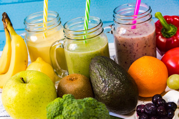 スムージーで元気いっぱい　