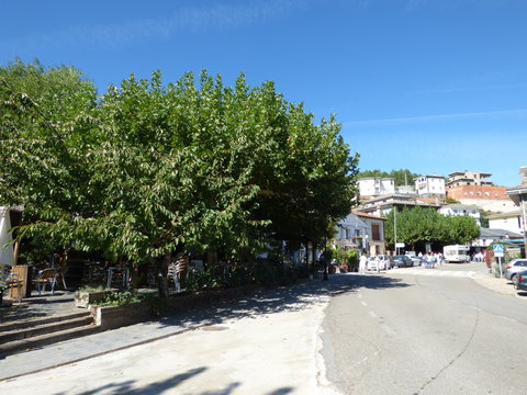 Riomalo de Abajo. Pueblo de Las Hurdes, en la provincia de Cáceres, Comunidad Autónoma de Extremadura (España)