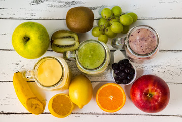 フルーツとスムージー