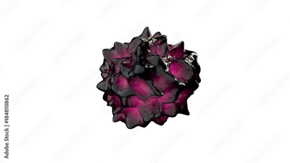 Poster abstract background with virus cell. digital isolated backdrop. 3d rendering