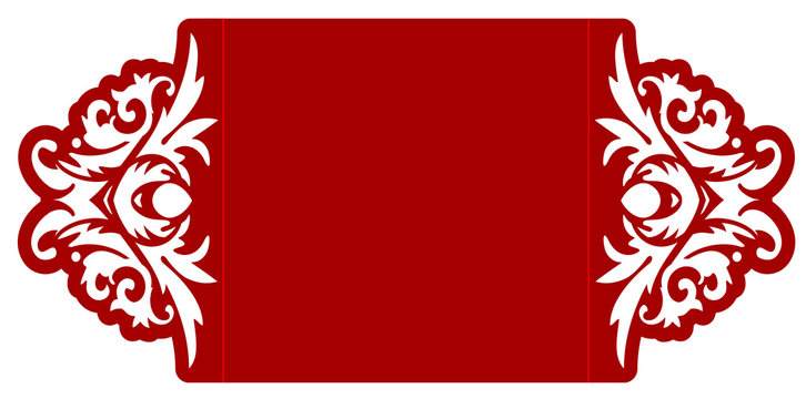 Laser cut vector template