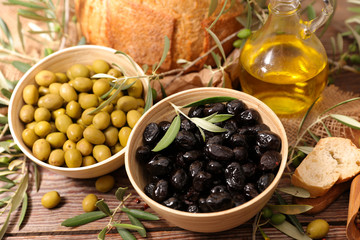 bowl of fresh olive