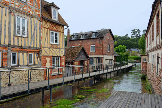 romantisches Bernay in der Normandie