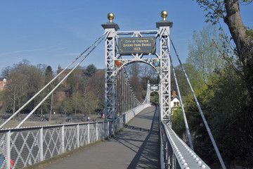 Queens Park Suspension Bridge Chester