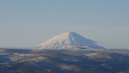 羊蹄山雪景色