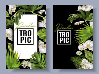 Tropic orchid banners © purplebird