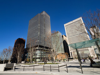 Obraz premium 東京駅 丸の内駅前広場