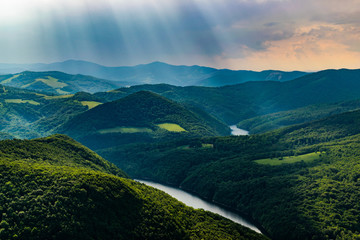 The view from the Sivec hill before the rain