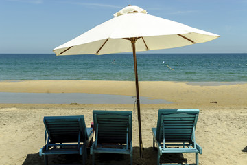 beach of An Bang of the city of Hoi An in Vietnam.