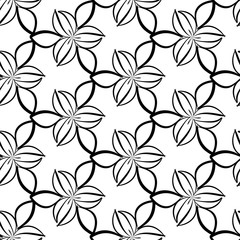 Flower seamless pattern