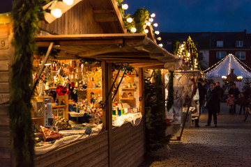 Weihnachtsmarkt in NRW Deutschland - obrazy, fototapety, plakaty