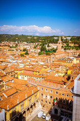 Obraz premium Beautiful aerial view of Verona, Veneto region, Italy.