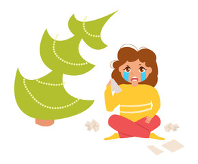 Seasonal depression. Holidays