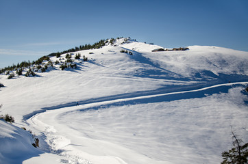 Fototapeta na wymiar Rize Sal Plateau Winter