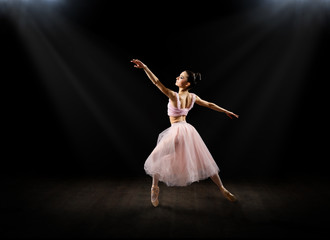 Fototapeta premium Ballerina (in interior version)