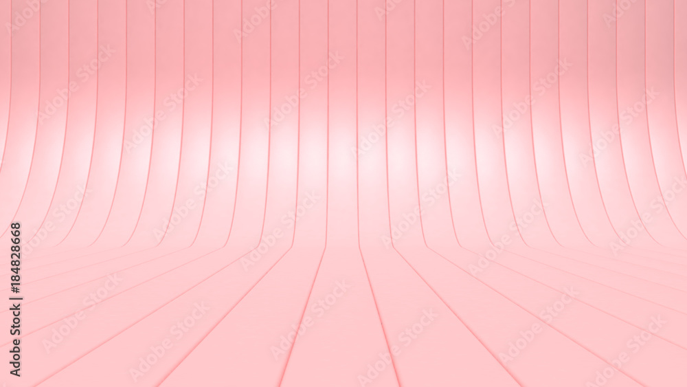 Poster pink blank curve background studio 3d rendering